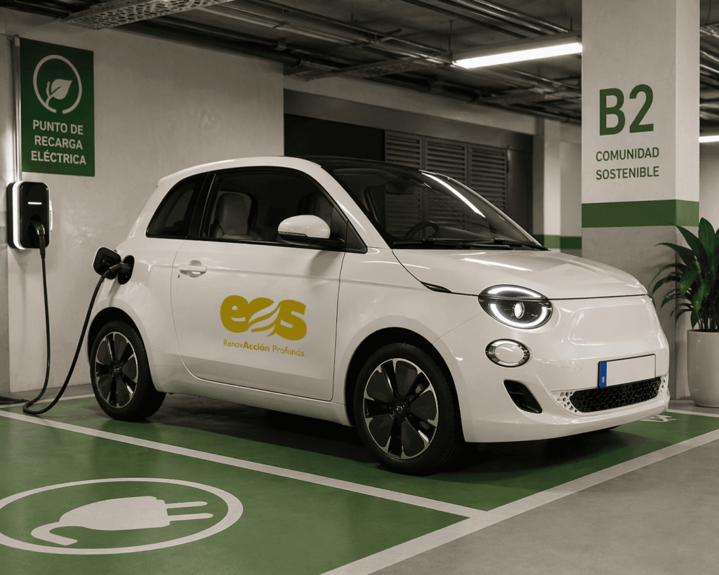 Vehículo eléctrico de EOS para movilidad sostenible