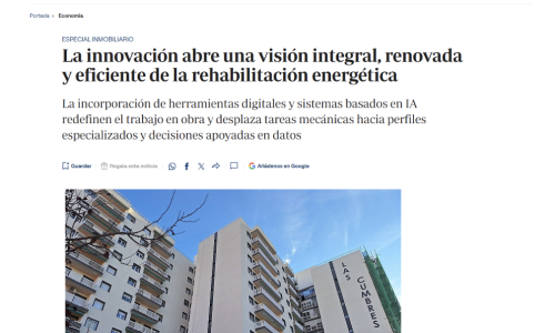 La innovación abre una visión integral, renovada y eficiente de la rehabilitación energética